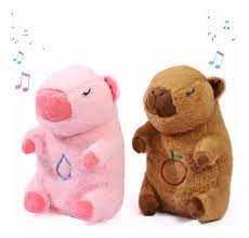 CAPIBARA ROSA Y MARRON QUE RESPIRA - COLOR: MARRON